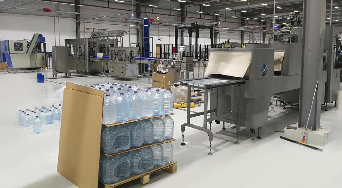 Water filling production line