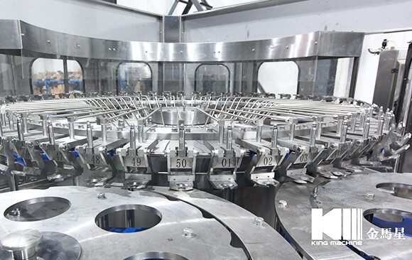 Washing heads of csd machine line