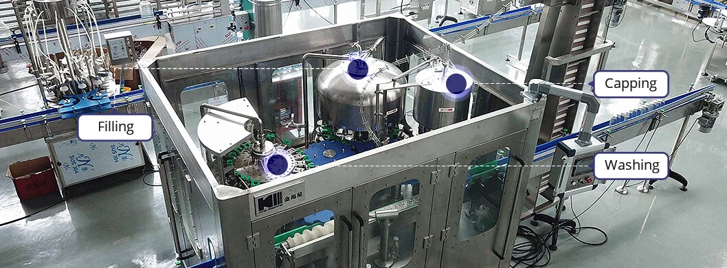 Juice With Pulp Hot Filling Machine (Glass Bottles)